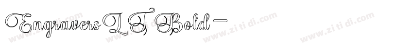 EngraversLT Bold字体转换 EngraversLT Bold字体转换